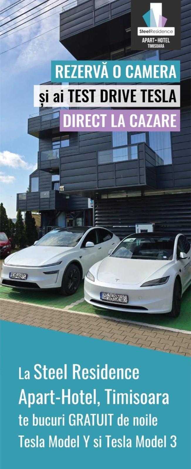 Apartments Steel Residence- Tesla Drive Experience Timisoara Esterno foto